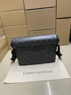 Alternative view of LV Messenger Bags Leather (Black-Dark Grey) One Size E30202608071350