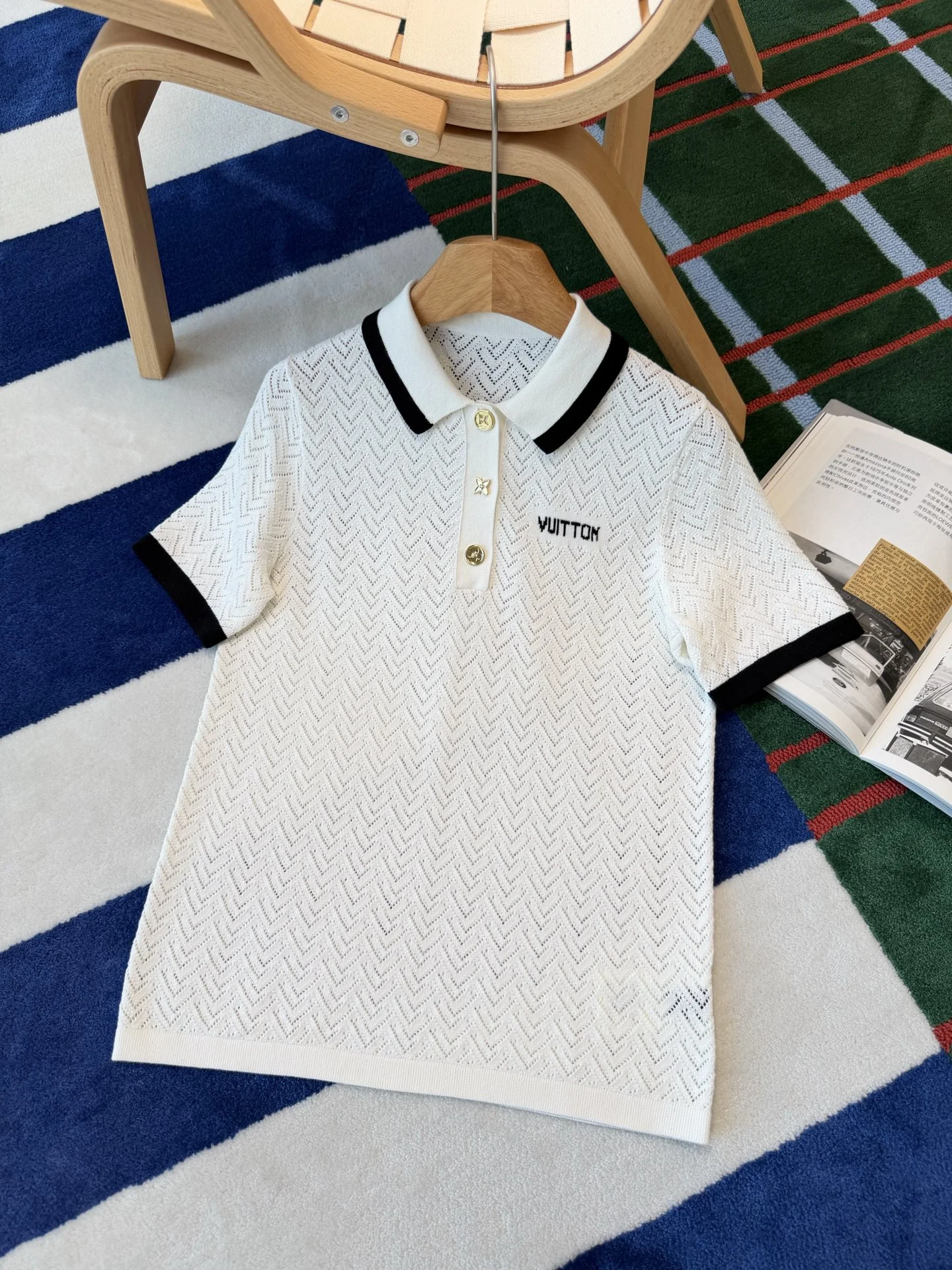 LV Polos Herringbone Knit S-L C15202608041764