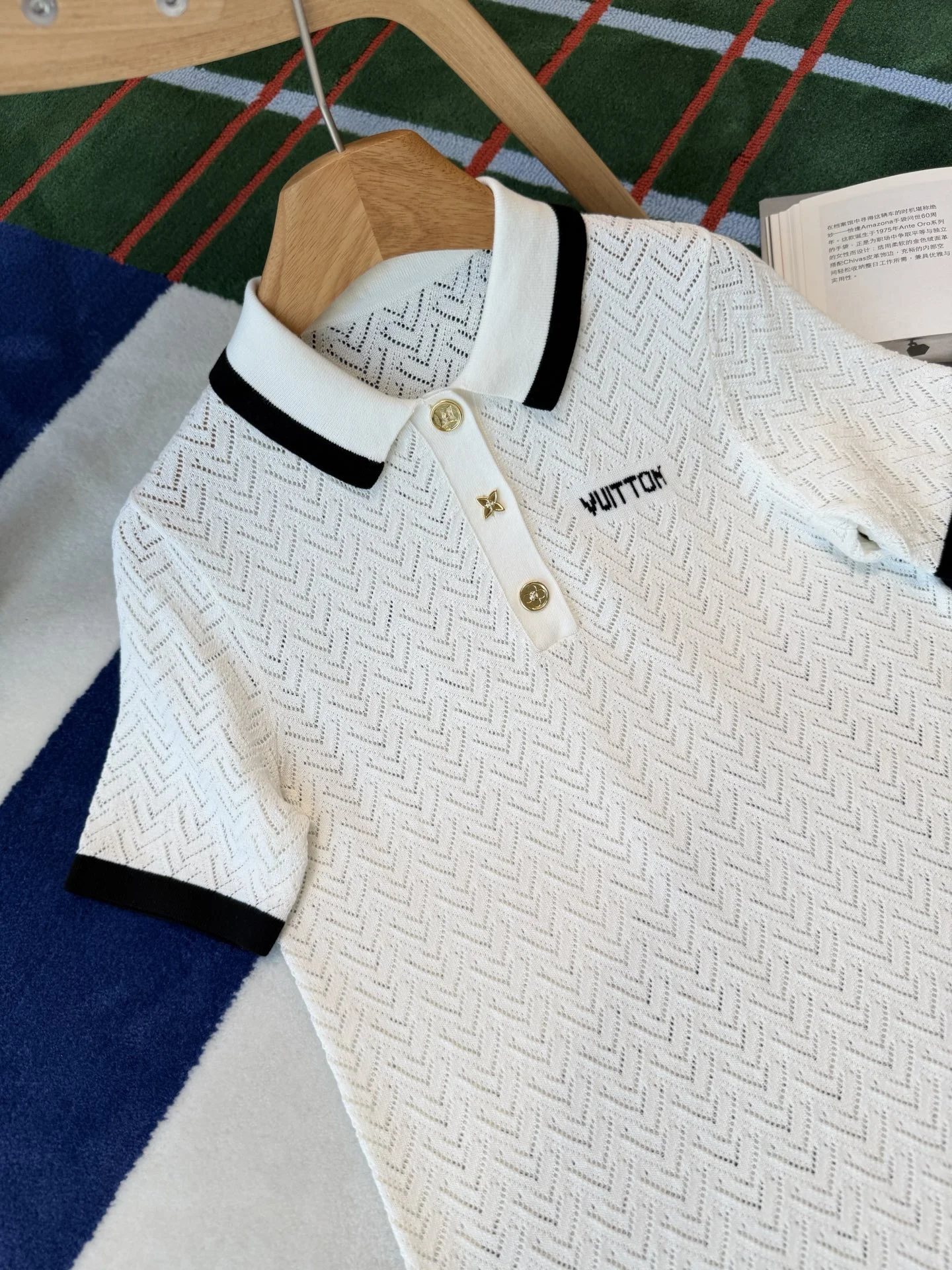 LV Polos Herringbone Knit S-L C15202608041764 - Image 2