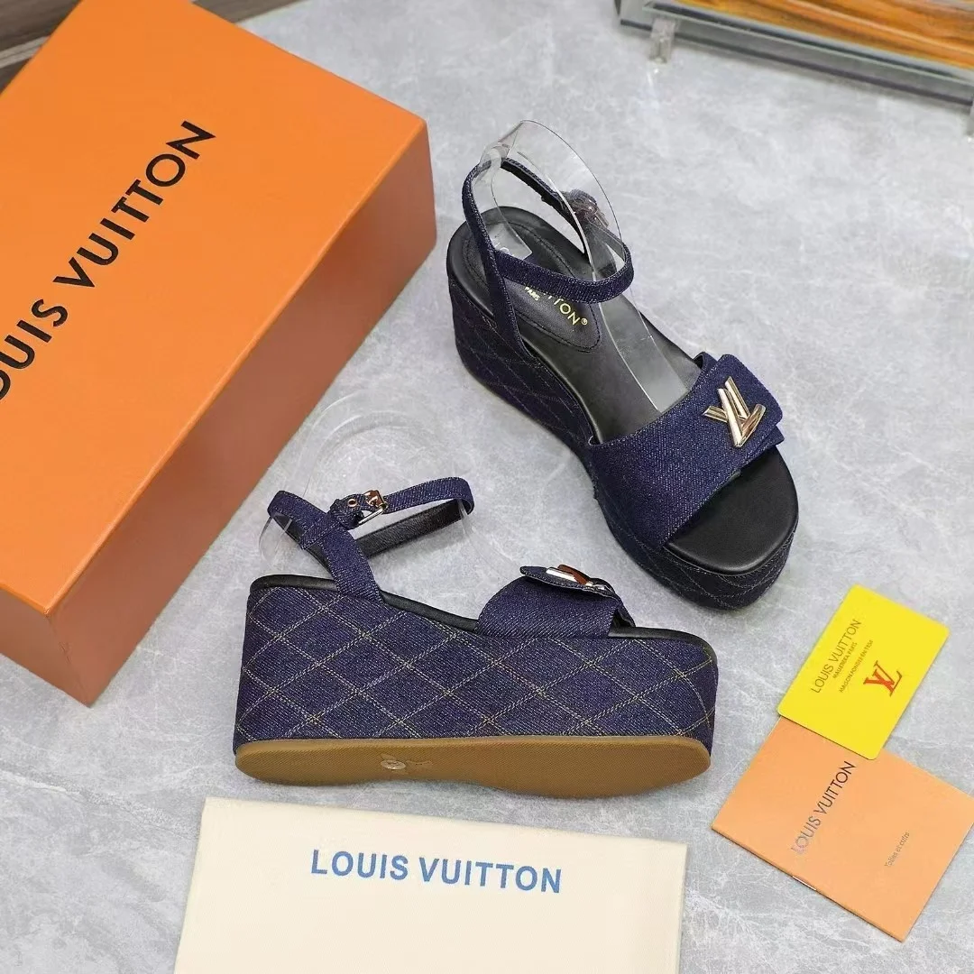 LV Sandals Calf Leather EU35-42 B60202608030844 - Image 4