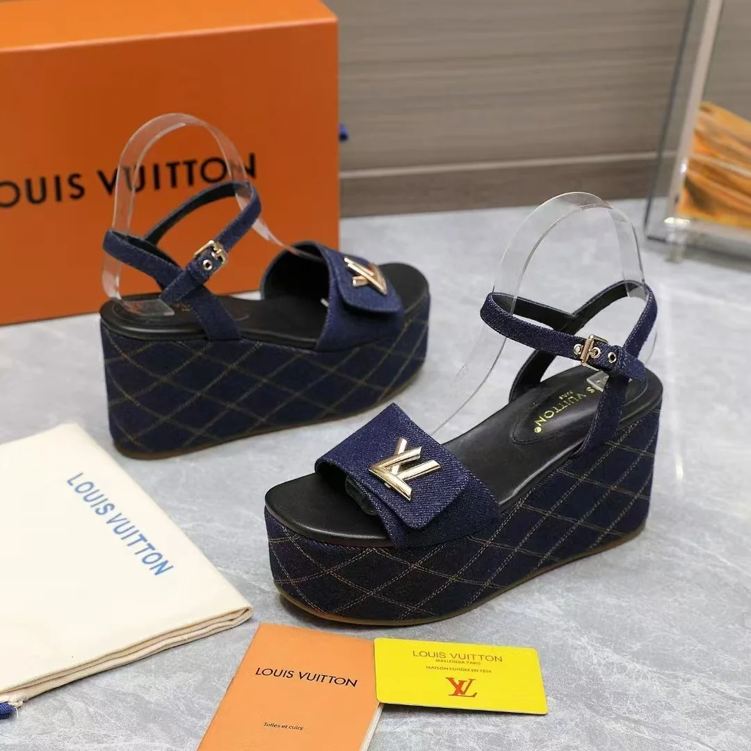 LV Sandals Calf Leather EU35-42 B60202608030844 - Image 6