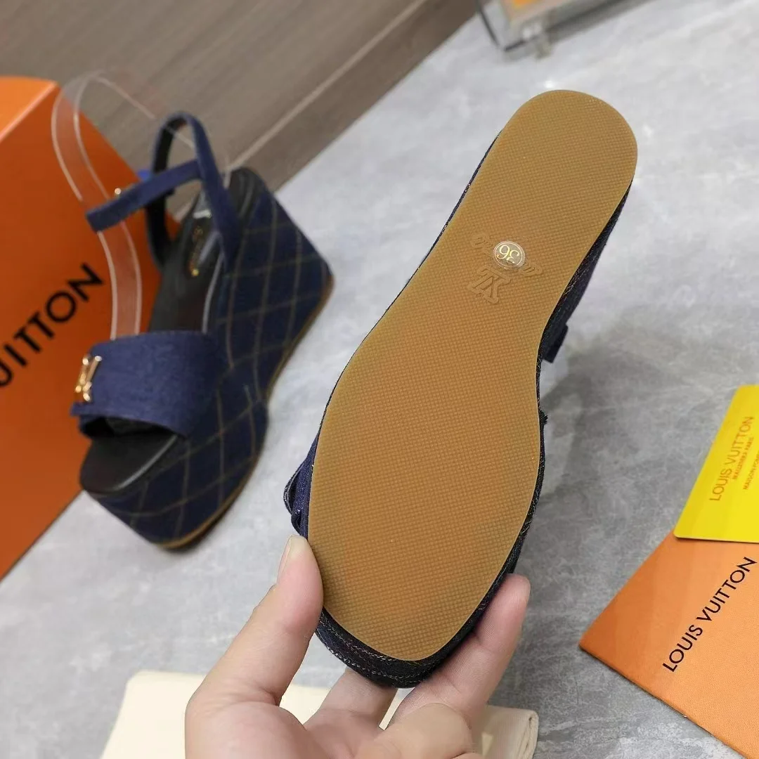 LV Sandals Calf Leather EU35-42 B60202608030844 - Image 7