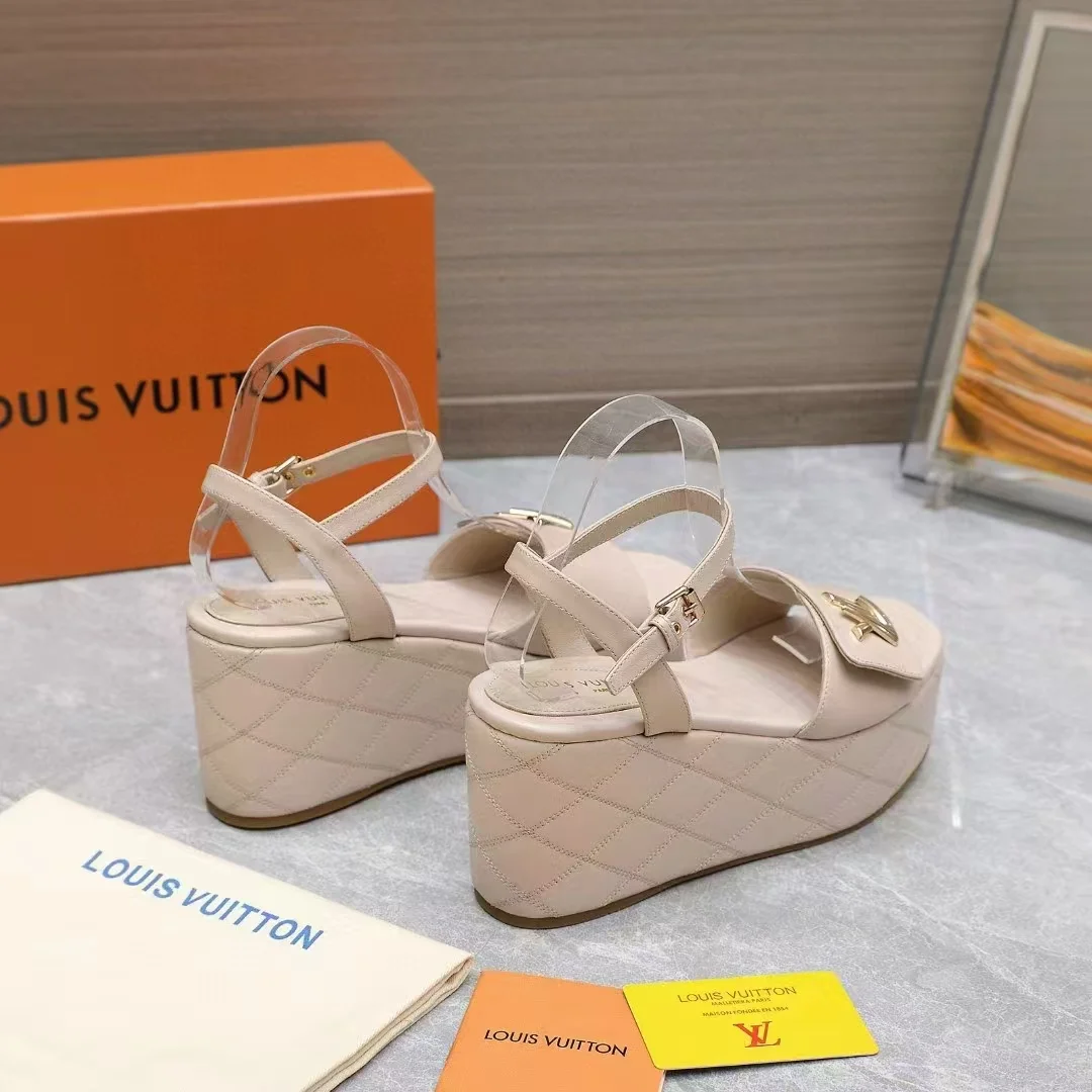 LV Sandals Calf Leather EU35-42 B60202608030845 - Image 4