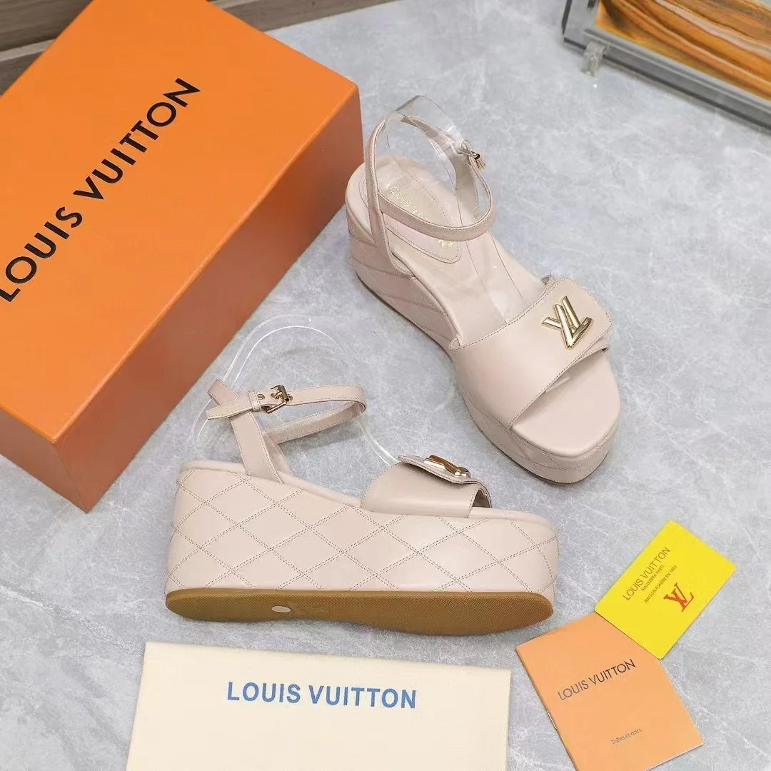 LV Sandals Calf Leather EU35-42 B60202608030845 - Image 5