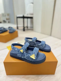 LV Sandals Leather & Fabric EU35-39 C00202608030229