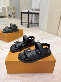 Alternative view of LV Sandals Leather Raffia EU35-39 C00202608030223
