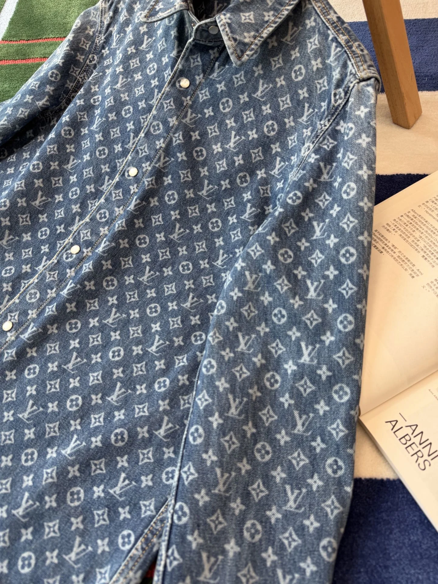 LV Shirts Denim S-M-L D85202608040104 - Image 4