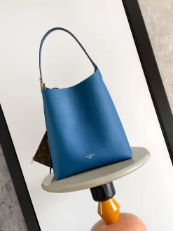 LV Shoulder Bags Calf Leather (Blue-Brown) 31X35X18CM I00202608070979
