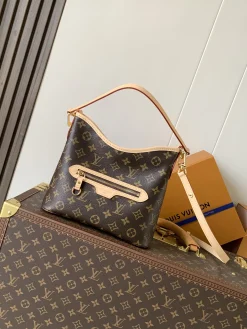 LV Shoulder Bags Coated Canvas (Brown-Tan) 5X22X10CM D80202608071020