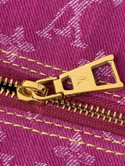 Alternative view of LV Shoulder Bags Denim Leather (Pink-Beige) 30X22X13CM F00202608071363