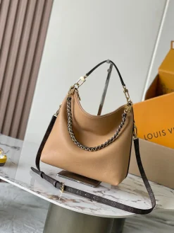 LV Shoulder Bags Leather (Camel-Dark Brown) 26X10X30CM H50202608071266