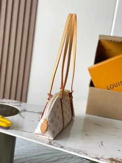 Alternative view of LV Shoulder Bags Leather (Off-White-Pink) 29X14X8CM F20202608070118