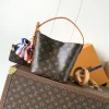 LV Shoulder Bags Monogram Canvas (Brown-Tan) 18X12X16CM D70202608071084