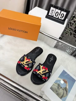 Alternative view of LV Slides Custom Fabric EU35-42 A40202608031166