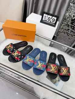 LV Slides Fabric Lambskin EU35-42 A40202608031165