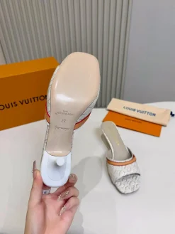 Alternative view of LV Slides Fabric & Sheepskin EU35-42 B60202608031568