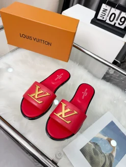Alternative view of LV Slides Lambskin Leather EU35-42 A40202608031167