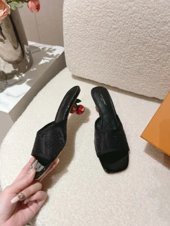 LV Slides Mesh Lambskin EU35-41 C40202608031827