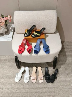 Alternative view of LV Slides Silk Leather EU35-42 C00202608030994