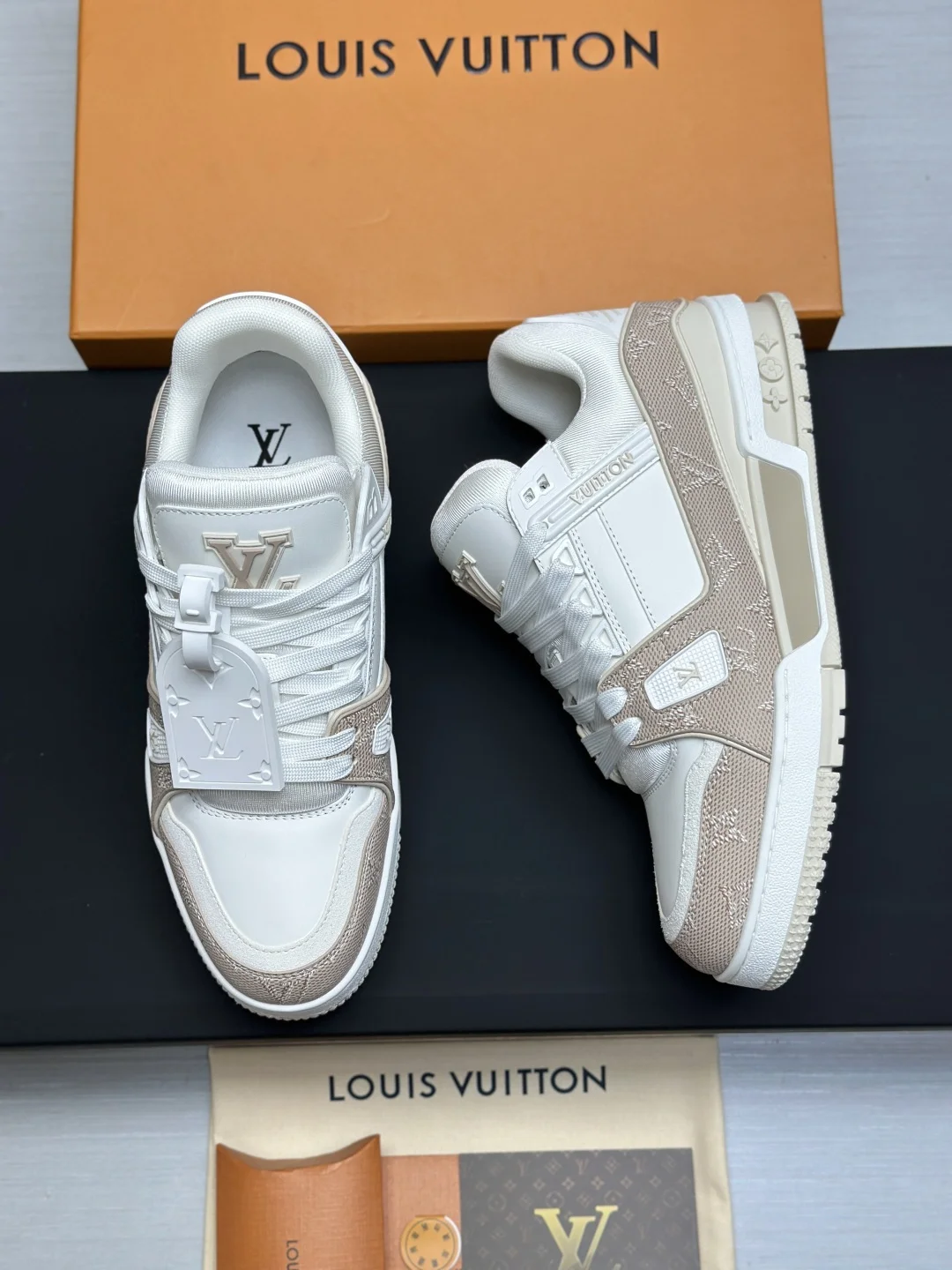 LV Sneakers Calf Leather EU35-46 C00202608030810 - Image 8