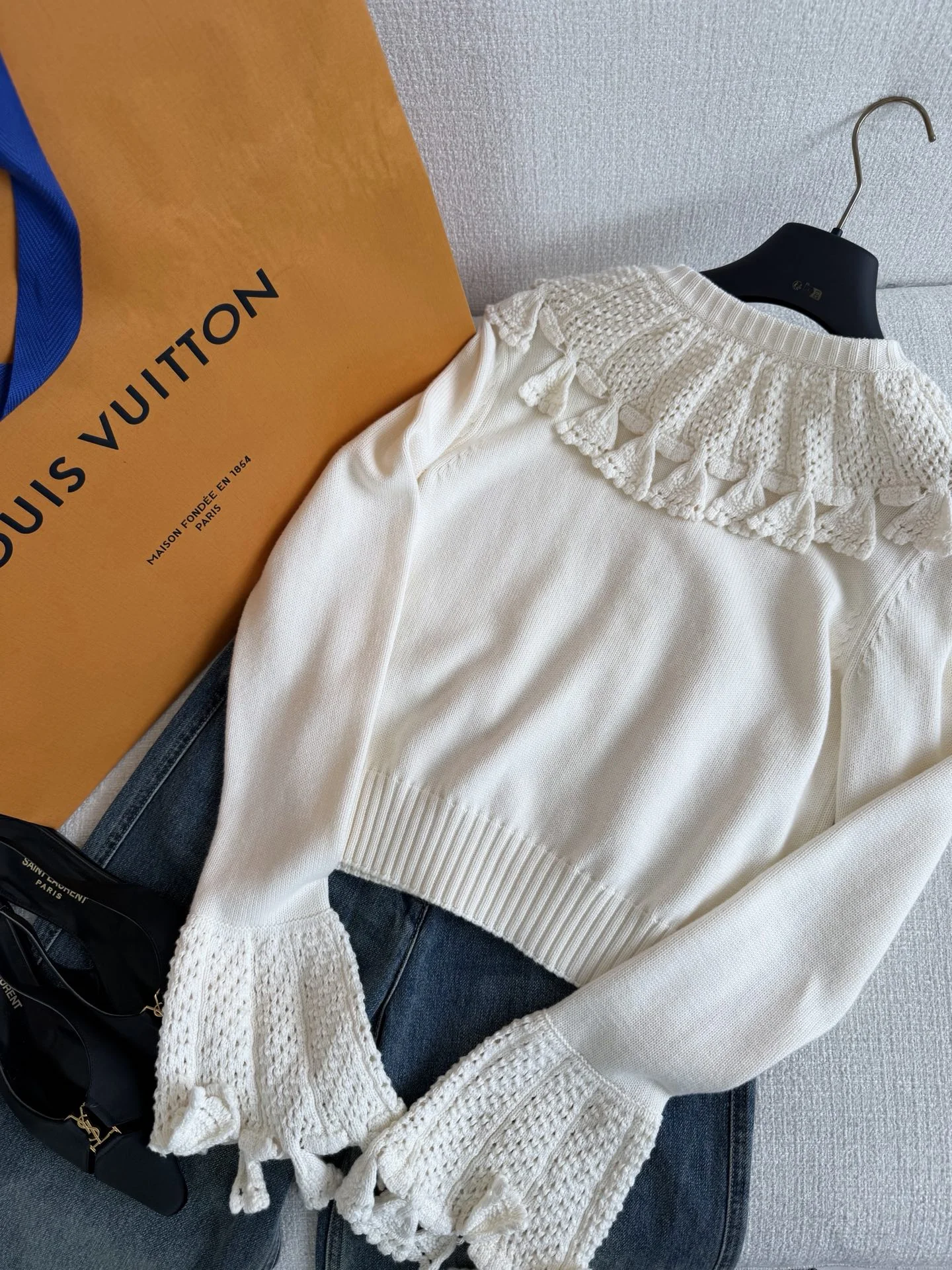 LV Sweaters Cotton One Size C20202608040592 - Image 7