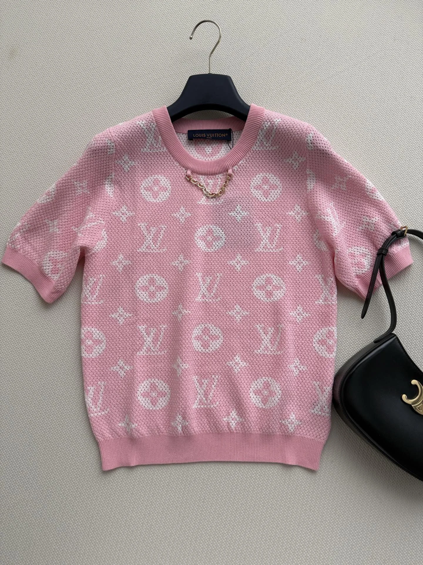 LV Sweaters Mesh Knit S-M-L B05202608041659 - Image 3