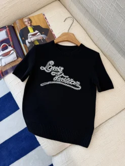LV T-shirts Knit Yarn SML C55202608041417