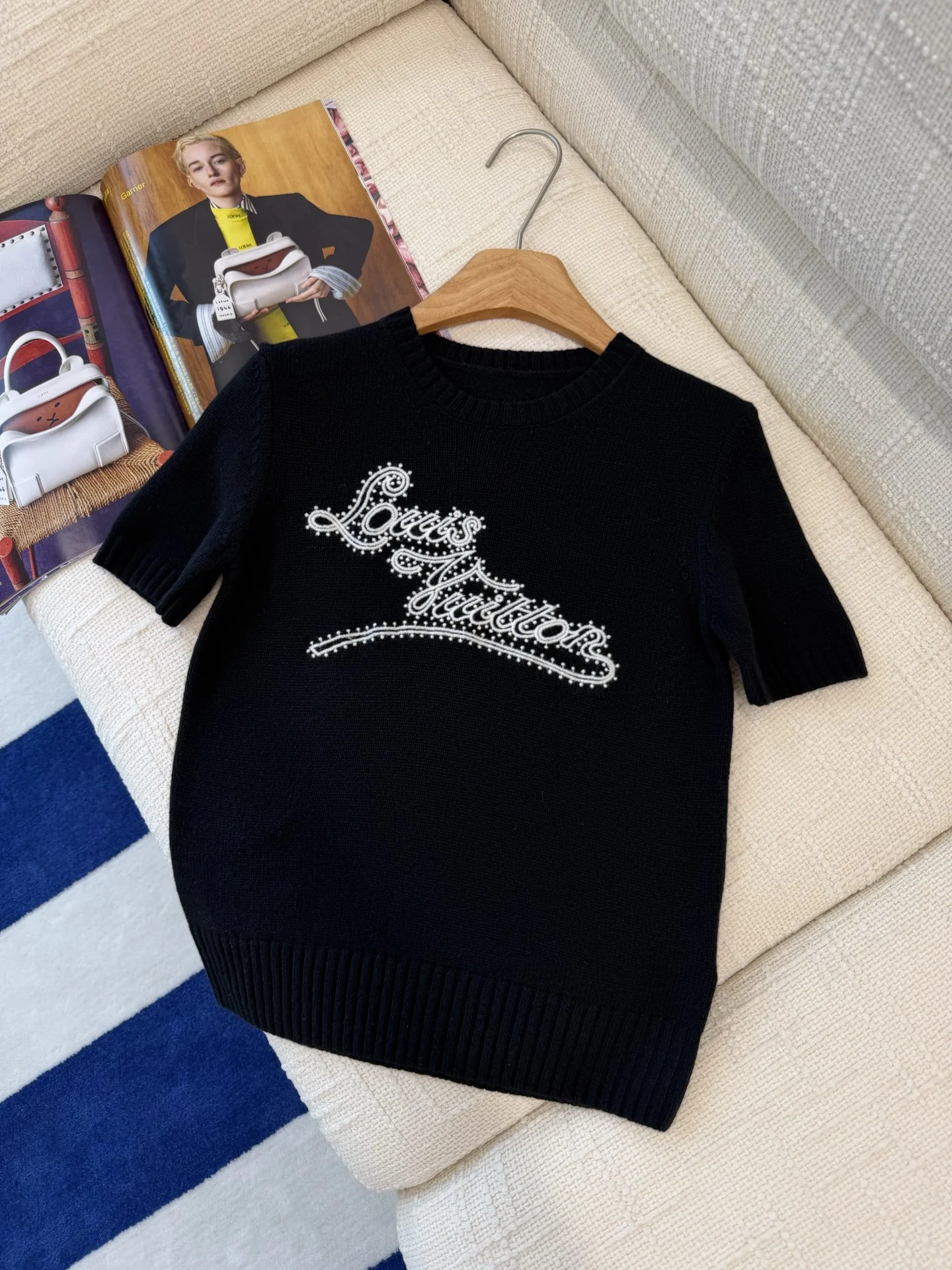 LV T-shirts Knit Yarn SML C55202608041417