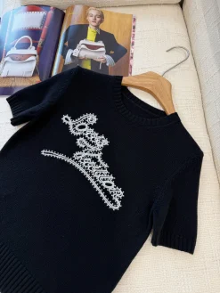 Alternative view of LV T-shirts Knit Yarn SML C55202608041417