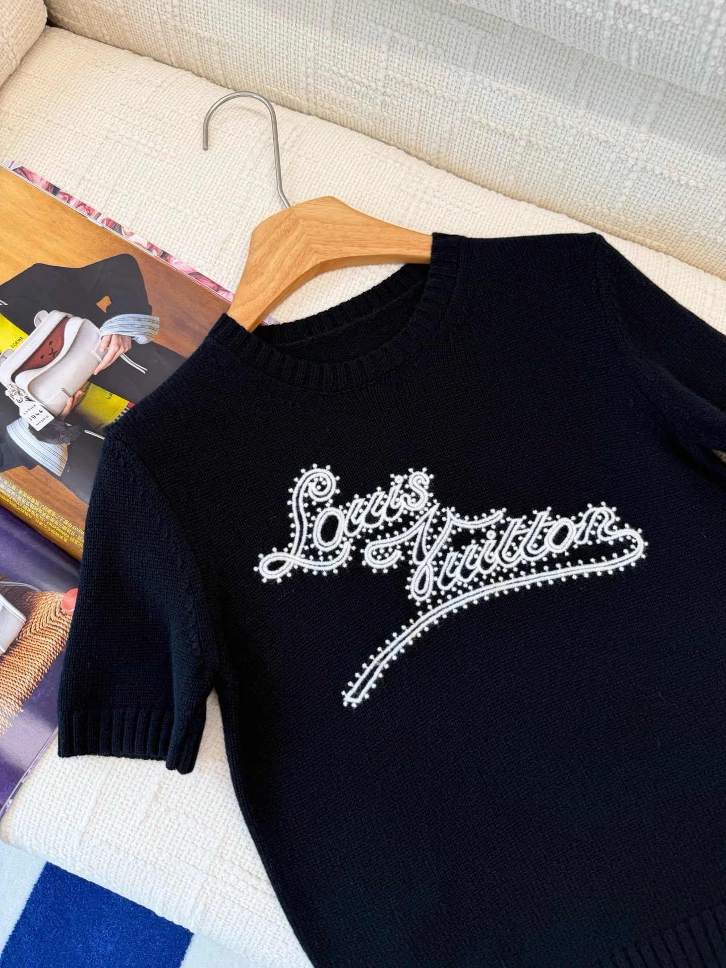 LV T-shirts Knit Yarn SML C55202608041417 - Image 7