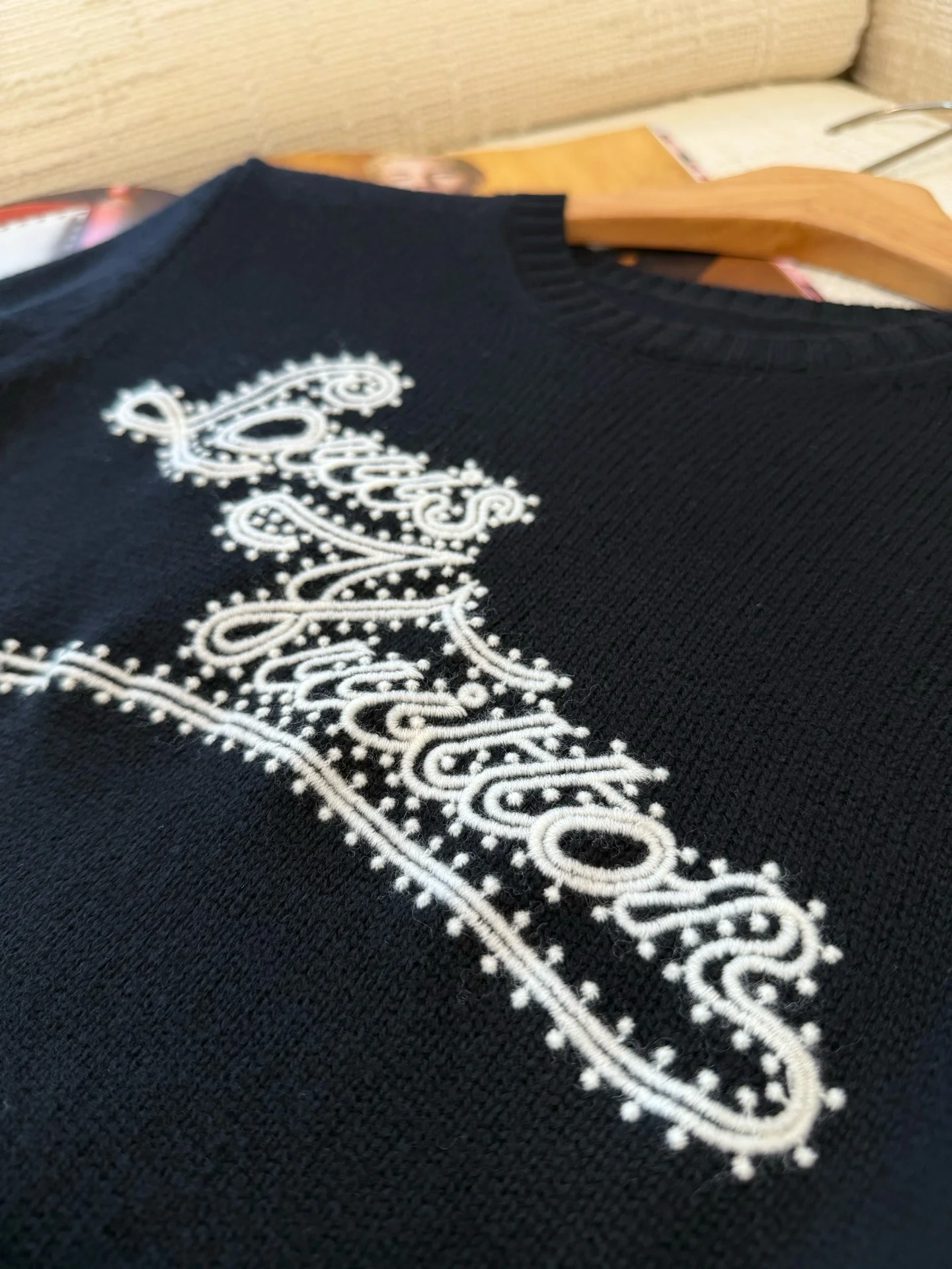 LV T-shirts Knit Yarn SML C55202608041417 - Image 8