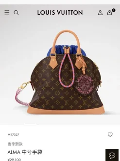 LV Top Handle Bags (Brown-Tan) F00202608070218