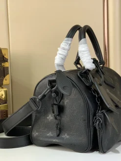 Alternative view of LV Top Handle Bags Calf Leather (Black) 25X15X15 CM I00202608070327