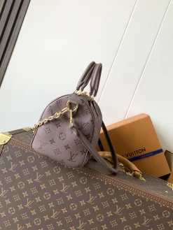 Alternative view of LV Top Handle Bags Calf Leather (Taupe-Gold) 18X13X25CM F80202608072073