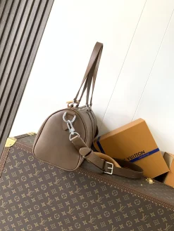 Alternative view of LV Top Handle Bags Calf Leather (Taupe-Tan) 46X22X17CM G70202608070149