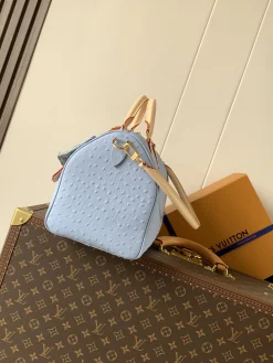 Alternative view of LV Top Handle Bags Empreinte Leather (Blue-Beige) 17X30X21 CM G50202608070040