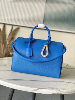 LV Top Handle Bags Epi Leather (Blue) 30X21X17CM H50202608070192