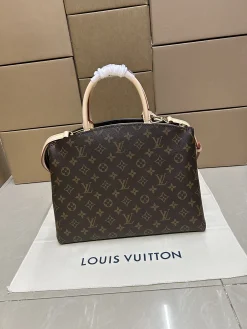 Alternative view of LV Top Handle Bags Leather (Brown-Tan) One Size E50202608072782