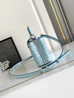 Alternative view of LV Top Handle Bags (Light Blue-Silver) 21X14X8CM A100202608072379