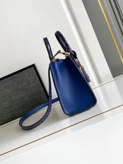 Alternative view of LV Top Handle Bags Monogram Canvas (Blue-Gold) 21X20X11CM A130202608071668