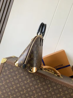 Alternative view of LV Top Handle Bags Monogram Canvas (Brown-Gold) 25X16X31CM F30202608071376