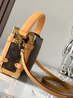 Alternative view of LV Top Handle Bags Monogram Canvas (Brown-Tan) 21X14X6CM I00202608072650