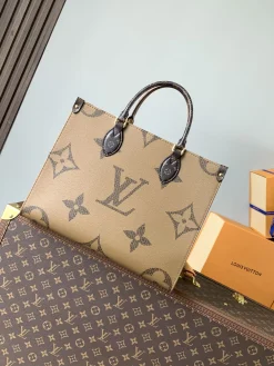 Alternative view of LV Top Handle Bags Monogram Canvas (Brown-Tan) 34X26X13CM D00202608071722