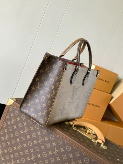 Alternative view of LV Top Handle Bags Monogram Canvas (Brown-Tan) 34X26X13CM D00202608071723