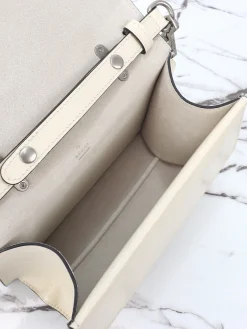 Alternative view of GUCCI Top Handle Bags Patent Leather (White-SiGUCCIer) 22X16X8CM E30202608060223