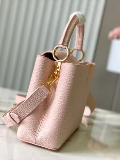 Alternative view of LV Top Handle Bags Taurillon Leather (Pink-Gold) 27X18X9CM I50202608072209