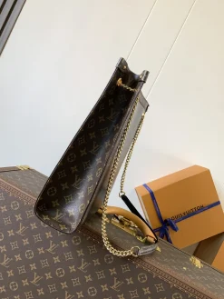 Alternative view of LV Totes Bags Calfskin Leather (Black-Brown) 36X10X37CM F80202608070817