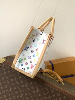 Alternative view of LV Totes Bags Coated Canvas (White-Beige) 27X14X35 CM G30202608070494