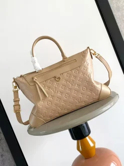 LV Totes Bags Empreinte Leather (Beige-Gold) 40X26X15CM I00202608071467