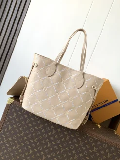 LV Totes Bags Empreinte Leather (Beige-White) 32X29X17CM G00202608070633